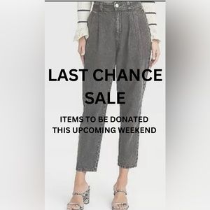 Cropped Tapered Jeans Size US 2 Black Who What Wear